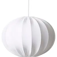 Watt & Veke Boll 40 Lampenkap Ovaal Wit - Lampenkappen Katoenjersey White - T124001