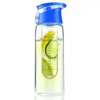 Asobu Waterfles Flavour It 2 Go - Incl. Fruitfilter - 600 ml - Blauw