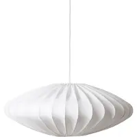 Watt & Veke Ellipse lampenkap 65 cm katoen Wit