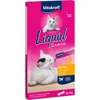 Vitakraft 24x15g Cat Liquid- met Kip + Taurine Vitakraft Kattensnacks