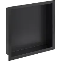 Saqu Shine inbouwnis 30x7x30cm mat zwart