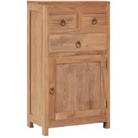 vidaXL Dressoir 50x30x90 cm massief teakhout