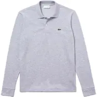 Lacoste Polo Men L1313 Longsleeve Classic Fit Silver Chine-2