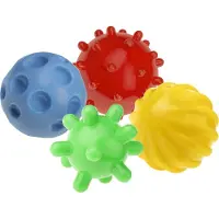 Tullo Sensorische textuur vormen - Set van 4- 0m+ 0+ maanden