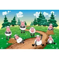 Dimex Fotobehang - Sheep 375x250cm - Vliesbehang