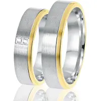 Lucardi Ring goud / zilver