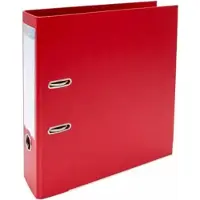 Soho Ordner – Ordners – Ringmappen – Documentenmap – 2–Rings Ringband – Randbescherming – Geplastificeerd – A4 – Rood