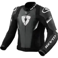 REV'IT! REV’IT! Control Zwart Wit Motorjas Maat 52