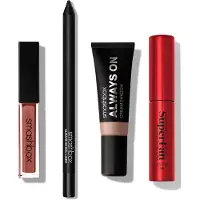 Smashbox 4-Pc. Up All Night Makeup Essentials Set Eyeliner, Mascara, Liquid Lipstick, Cream Shadow