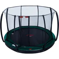 Avyna Trampoline Pro-Line FlatLevel 365 + Royal Class Veiligheidsnet Groen