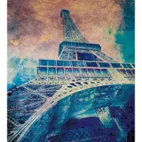Dimex Fotobehang - Eiffel Tower Abstract I 225x250cm - Vliesbehang