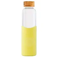 Neon Kactus - Waterfles 550 ml Sun Is Shining - Borosilicaatglas - Geel