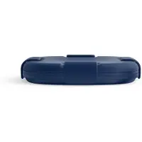 Stojo - Lunchbox 700 ml Denim (Samengevouwen Verpakking) - Siliconen - Blauw