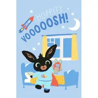 Bing Bunny Fleece Deken, Hoppity - 100 x 150 cm - Polyester