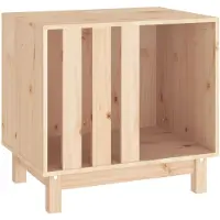 vidaXL Hondenhuis, 60x45x57 cm, massief hout, grenen