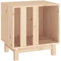 vidaXL Hondenhok 50x40x52 cm massief grenenhout