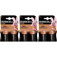 Duracell Plus Batterijen C - 3 x 2 stuks