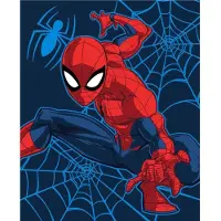 Marvel Spider-Man Fleeceplaid, Web - 130 x 160 cm - Polyester