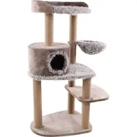 Flamingo Oliver - Krabpaal Katten - Krabpaal Oliver Taupe 87x68,5 X120,5cm - 1st - 136249 - 1st