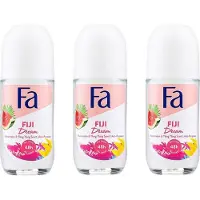 Fa Deo Roll-on Women - Fiji Dream 50 ml. GLAS - Voordeelverpakking 3 stuks