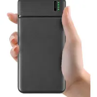 ForDig Powerbank 10000mAh – Powerbank iPhone – Powerbank Samsung – Fast Charge - Universeel - 4 Poorten – USB A, USB C en Micro USB - Compact Design