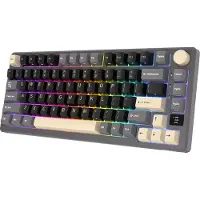 Royal Kludge RKM75 - Mechanisch Gaming Toetsenbord - Gaming Keyboard - Draadloos - Met Display - RGB - Silver Switches