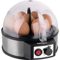 Greenblue automatische eierkoker, vermogen 400W, tot 7 eieren, maatbeker, 220-240V~, 50 Hz, GB573