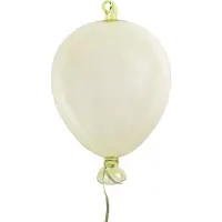 Clayre & Eef Decoratie Hanger Ballon Ø 14x21 cm Groen Glas Groen