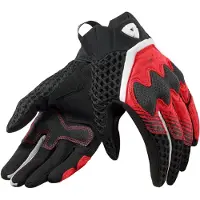 REV'IT! REV’IT! Veloz Dames Zwart Rood Handschoenen Maat M