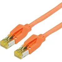 Secomp 21.05.9535 RJ45 Netwerkkabel, patchkabel CAT 6A S/FTP 3.00 m Oranje Afgeschermd (dubbel), Halogeenvrij, Vlambestendig 1 stuk(s)