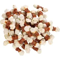 Flamingo hondensnack – R'Hide Geknoopt Been Wit met kip – 11 cm – glutenvrij – zonder toegevoegde suikers – 46 stuks – 1,61 kg