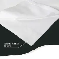 Tempur Home by - Topper Hoeslaken - Wit - 90 x 200 x 9 cm - Katoensatijn - Strijkvrij - Geschikt voor Droger