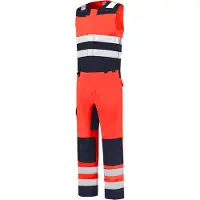 Tricorp 753007 Bodybroek High Vis Bicolor Fluor Blauw maat 60 uniseks