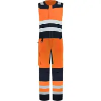Tricorp 753007 Bodybroek High Vis Bicolor Fluor Oranje/Blauw maat 42 uniseks