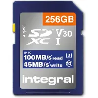 Integral SDXC kaart | | 256 GB (Class 10)