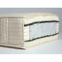 Yumeko Matras Pocketveer 200x220 Wit - Eco, Bio & Fairtrade