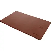 InLine Mouse pad, wireless charging, 370x225x7mm, brown