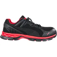 Puma Fuse Motion S1P Werkschoen Zwart/Rood