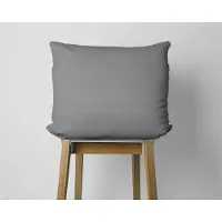 Dreamhouse Bedding Dreamhouse Kussensloop - 2 Stuks - Flanel - Zacht - Antraciet - 60x70