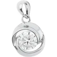 Behave – hanger – transparant – zilver – zirconia – tijdloos – elegant