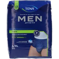 Tena Men Pants Plus - Large, 10 stuks . Voordeelbundel met 3 verpakkingen