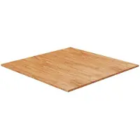 vidaXL Tafelblad vierkant 90x90x2,5 cm massief eiken lichtbruin
