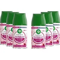 Air Wick Freshmatic Automatische Spray Luchtverfrisser - Pure Aziatische Kersenbloesem - Navulling 250ml - Voordeelverpakking 6 stuks