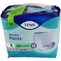 Tena Proskin Pants Super - Small, 12 stuks . Voordeelbundel met 3 verpakkingen