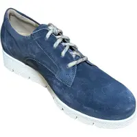 Durea 6293 wijdte H Veterschoenen | Maat 4.5 Dames Blauw