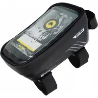 WILDMAN - Stuurtas - Telefoonhouder/Fietstas - Waterdicht - 1L - Zwart