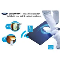 M-E BELL-577 TX Draadloze SENSORMAT - voor koppeling aan deurbel- of entreemeldersysteem - zender - 41402