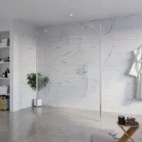 FortiFura Galeria Vrijstaande Inloopdouche - 160x200cm - Helder - antikalk - 8mm veiligheidsglas - 2 zijwanden 30cm - wandsteunen en hoekprofielen - Chroom SW927766 2x/SW797918/SW797909 2x/SW358024 2x