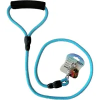 Nobleza Hondenriem 120 cm - Soft Grip Handvat - Stevige Hondenlijn - Puppy Riem - Lichtblauw