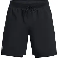Under Armour Sportbroek 'Launch 7' lichtgrijs / zwart